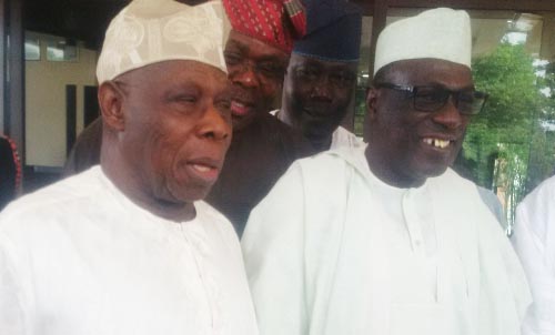 Makarfi da Obasanjo sun yi ganawan sirri a Abeokuta