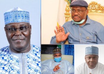 Duk kun gama tsalle-tsallen ku, kun dawo kuna cewa wai shugaban kasa kuke so, toh ba ku isa ba – Korafin Wike ga Atiku, Saraki, Tambuwal