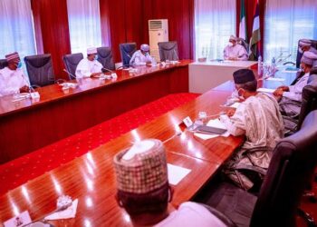 GANGAMIN APC: Buhari na ganawa da gwamnonin APC na yankin Arewa su 14
