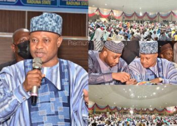 GOMA TA ARZIKI; Yadda Uba Sani ya yi wa ƙananan ƴan kasuwan Kaduna ambaliyar naira miliyan 20 su mallaki shagunan kan su