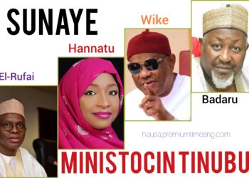 SUNAYE: El-Rufai, Hannatu, Badaru, Wike sun tsunduma cikin sunayen Ministocin Tinubu