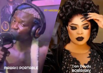 Mawaki Portable ya ragargaji ‘Ɗan Ɗaudu’ Bobirisky, ya ce yaudarar kansa ya ke wai shi ma ce ce