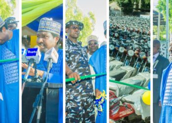 Sanata Barau ya gwangwaje ‘yan sandan Kano da babura sama da 1000