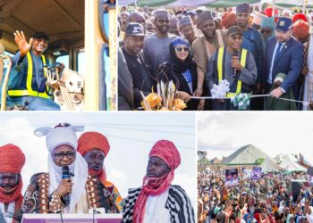 Gwamna Uba Sani ya ƙaddamar da aikin titi a Ler, ya karɓi shahadar wasu Ƴan PDP da suka sauya sheƙa zuwa APC