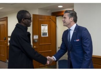 Dalilin ganawar Ribadu da sakataren ma’aikatar yaƙi ta Amurka
