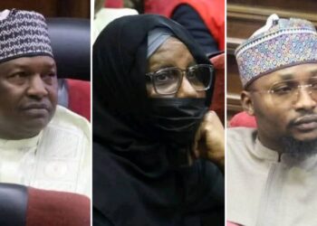 Dalilin da ya sa kotu ta iza ƙeyar Malami, matarsa, ɗansa zuwa gidan yari
