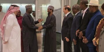 Ƙasar Ƙatar da jakadun Afrika 13 sun tarbi sabon Jakaden Najeriya Mahmood Yakubu a Doha