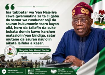 Tinubu ya yabawa dakarun tsaro kan kashe Ɗan bindiga Ibrahim Bastuje da ceto matar marigayi Janar Rabe