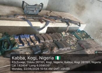 Jami’an tsaro sun kama makamai da ake shirin kai wa Ƴan Ta’adda a Kogi