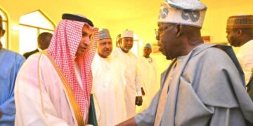 Tinubu ya gana da Jakadan Saudiyya bayan sallar Juma’a a Abuja