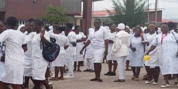 Taraba: Yadda ɗaliban makarantar koyar aikin jiyya suka yi zanga-zanga tare da zargin wasu mahara da yi musu fyaɗe