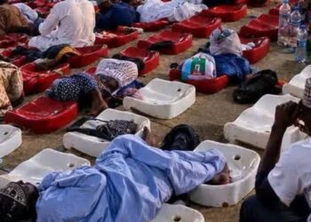 2027:Yadda Magoya bayan APC suka kwana a filin taro da titunan Kaduna gabanin gangamin Tinubu